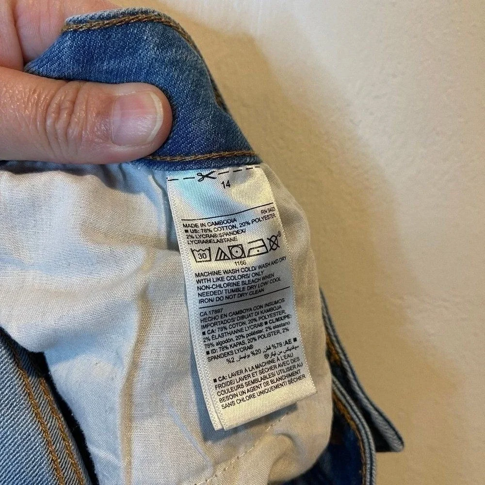 Old Navy Girls Super Skinny Jeans Size 14